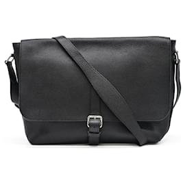 Louis Vuitton-Sac messager en cuir Marius Louis Vuitton noir-Noir