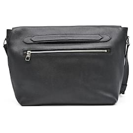 Louis Vuitton-Sac messager en cuir Marius Louis Vuitton noir-Noir