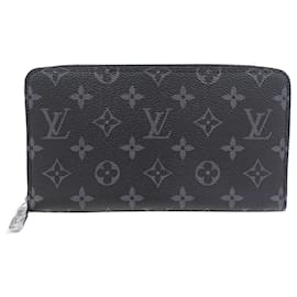 Louis Vuitton-Portefeuille Organisateur Zippy Monogram Eclipse Louis Vuitton-Noir