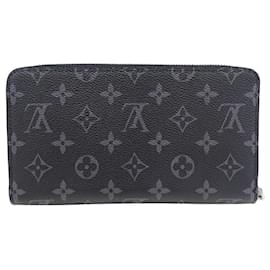 Louis Vuitton-Portefeuille Organisateur Zippy Monogram Eclipse Louis Vuitton-Noir