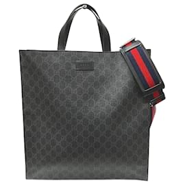 Gucci-Gucci GG Supreme 2way Bag-Brown