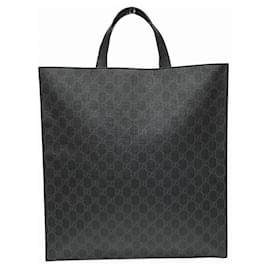 Gucci-Gucci GG Supreme 2way Bag-Brown