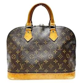 Louis Vuitton-Sac à main Alma Monogram Louis Vuitton-Marron