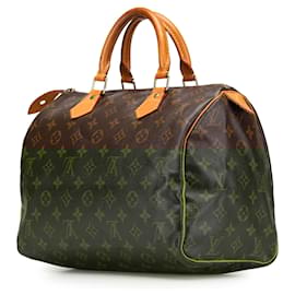 Louis Vuitton-Louis Vuitton Brown Monogram Speedy 30-Brown
