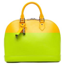 Louis Vuitton-Louis Vuitton Yellow Epi Alma PM-Yellow