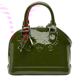 Louis Vuitton-Louis Vuitton Red Monogram Vernis Alma BB-Red