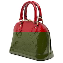 Louis Vuitton-Louis Vuitton Red Monogram Vernis Alma BB-Red