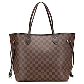 Louis Vuitton-Louis Vuitton Brown Damier Ebene Neverfull MM-Brown