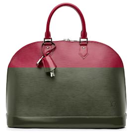 Louis Vuitton-Louis Vuitton Pink Epi Alma GM-Pink,Other