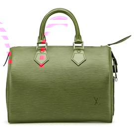 Louis Vuitton-Louis Vuitton Red Epi Speedy 25-Red