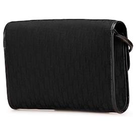 Dior-Dior Black Diorissimo Trotter Canvas Crossbody-Black