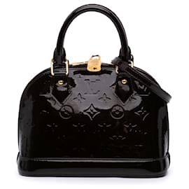 Louis Vuitton-Louis Vuitton Purple Monogram Vernis Alma BB-Purple