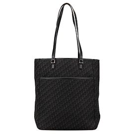 Bolsa Tote em lona Trotter Diorissimo preta da Dior Preto