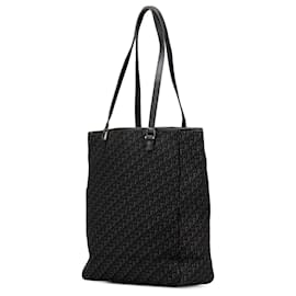 Dior-Dior Black Diorissimo Trotter Canvas Tote-Black