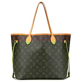 Louis Vuitton-Louis Vuitton Brown Monogram Neverfull MM-Brown
