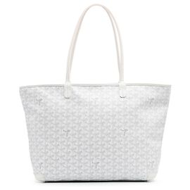 Goyard Blanc Goyardine Artois MM Blanc
