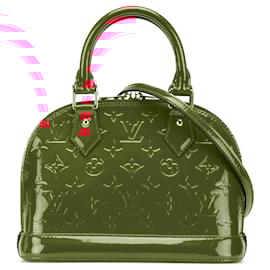 Louis Vuitton-Louis Vuitton Red Monogram Vernis Alma BB-Red