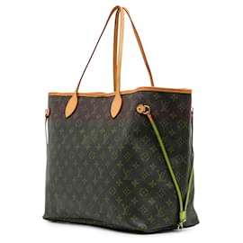 Louis Vuitton-Louis Vuitton Brown Monogram Neverfull GM-Brown