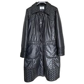 Black padded coat Voyage by Marina Rinaldi, curvy size 21 (L). Black