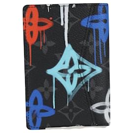 Louis Vuitton-LOUIS VUITTON Monogram Eclipse Graffiti Organizer De Poch M81817 LV Auth 124007M-Monogram
