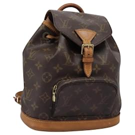 Louis Vuitton-LOUIS VUITTON Monogram Montsouris PM Backpack M51137 LV Auth 122753-Monogram
