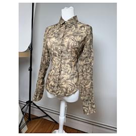 Jean Paul Gaultier-JEAN PAUL GAULTIER Tops T.international S Cotton-Beige