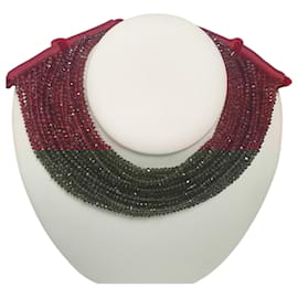 Autre Marque-Collar varios hilos Turmalinas-Other