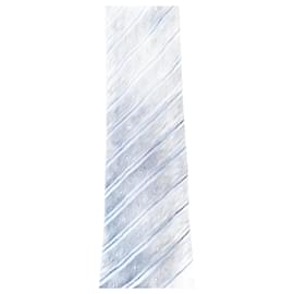 Hermès-Corbata de Seda-Blue