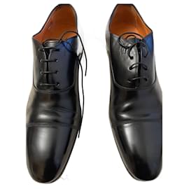 Santoni-Derby-Black