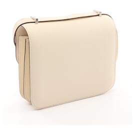 Hermès-Hermes Constance 3 Mini Shoulder Bag-White