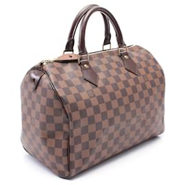 Louis Vuitton-Louis Vuitton Speedy 25 Damier Ebene Handbag N41532-Brown