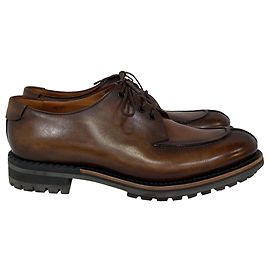 Sapatos Derby Oslo Contrast Berluti em couro marrom Marrom