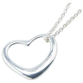 Tiffany & Co-Tiffany & Co Open Heart Necklace SV925-Silvery,Metallic
