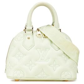 Bolsa de couro Mahina Alma Soft BB da Louis Vuitton Verde