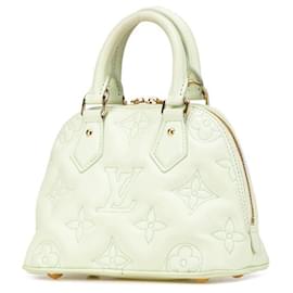 Louis Vuitton-Louis Vuitton Mahina Alma Soft BB Leather Handbag-Green