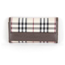 Burberry Canvas Key Case YD226 Brown Beige