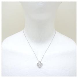 Van Cleef & Arpels-Collier Vintage Alhambra 1P Diamant VCARP6L800 de Van Cleef & Arpels-Blanc