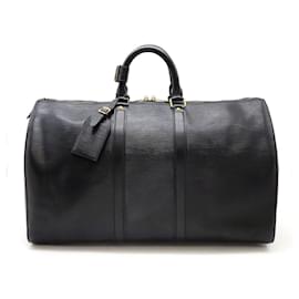 Louis Vuitton-Louis Vuitton Epi Keepall 45 Boston Bag M59152-Black