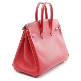 Hermès-Hermes Candy Birkin 25 Handbag Red-Red