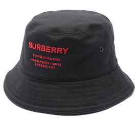Cappello bucket in cotone Burberry 8053474 Nero
