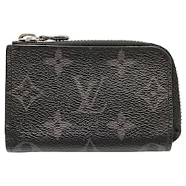 Louis Vuitton-Louis Vuitton Coin Case Monogram Eclipse M63536-Black