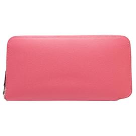 Hermès-Hermes Azap Long Silk'in Wallet-Pink