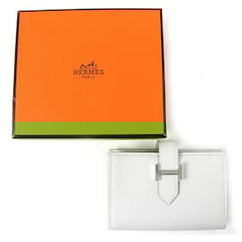 Hermès-HERMES Bearn Mini Compact Wallet-Purple