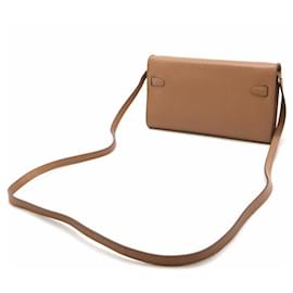 Hermès-Hermes Chevre Kelly Long To Go Wallet-Green