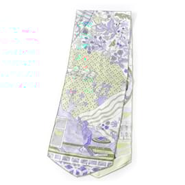 Hermès-Foulard en soie Maxi Twilly HERMES Multicolore-Multicolore