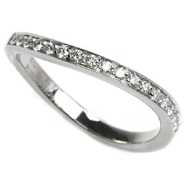 Chanel-Chanel Pt950 Platinum Diamond Eternity Ring-Silvery,Metallic