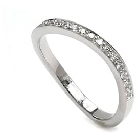 Chanel-Chanel Pt950 Platinum Diamond Eternity Ring-Silvery,Metallic