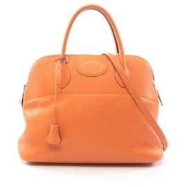 Hermès-Hermes Bolide 35 Handbag Orange-Orange