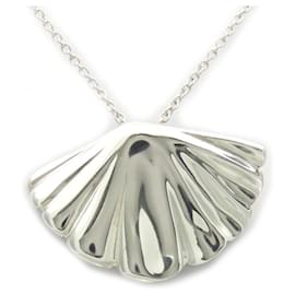 Tiffany & Co-Tiffany & Co Shell Sterling Silver Necklace-Silvery,Metallic