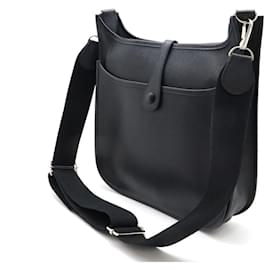 Hermès-Hermes Evelyne III PM Shoulder Bag Black-Black